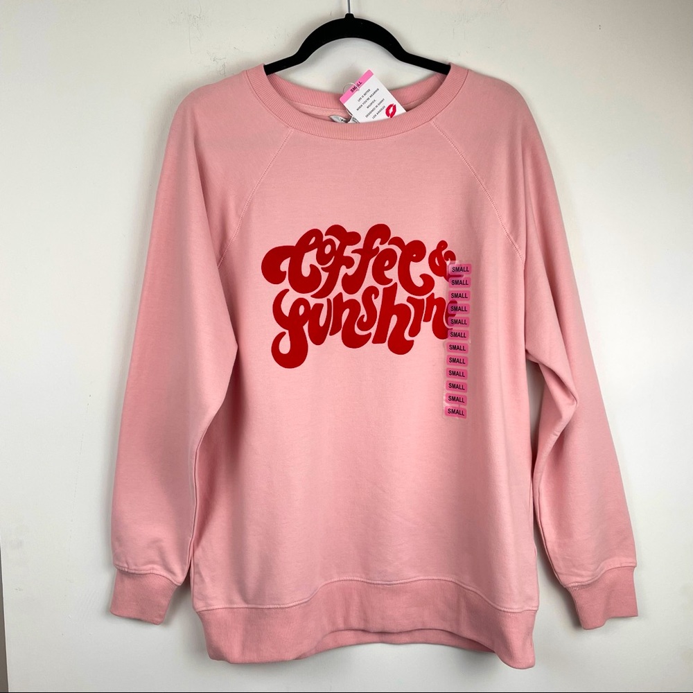 NWT Wildfox Coffee & Sunshine Sweatshirt